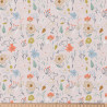 Printed Cotton NADEGE Petal / Coral